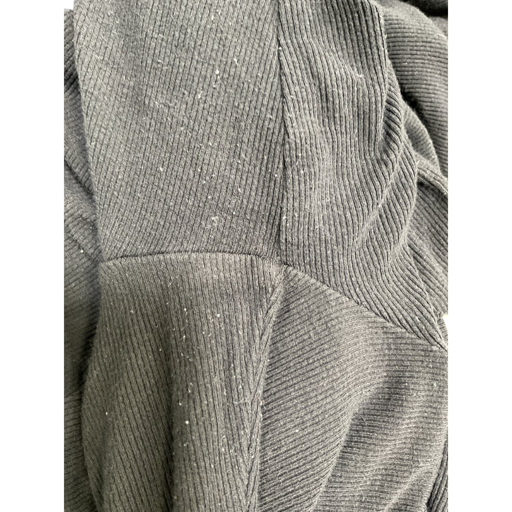 Hatch Ribbed Black Over Under Lounge Pants Size 2 - Picture 6 of 6